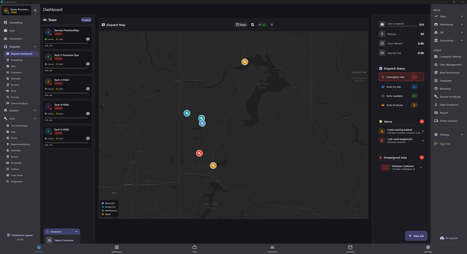 Dashboard on Windows